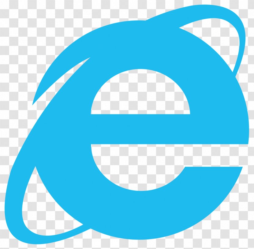 Internet Explorer - Blue - Aqua Transparent PNG