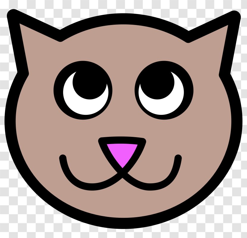 Cat Kitten Cartoon Clip Art - Face Picture Transparent PNG
