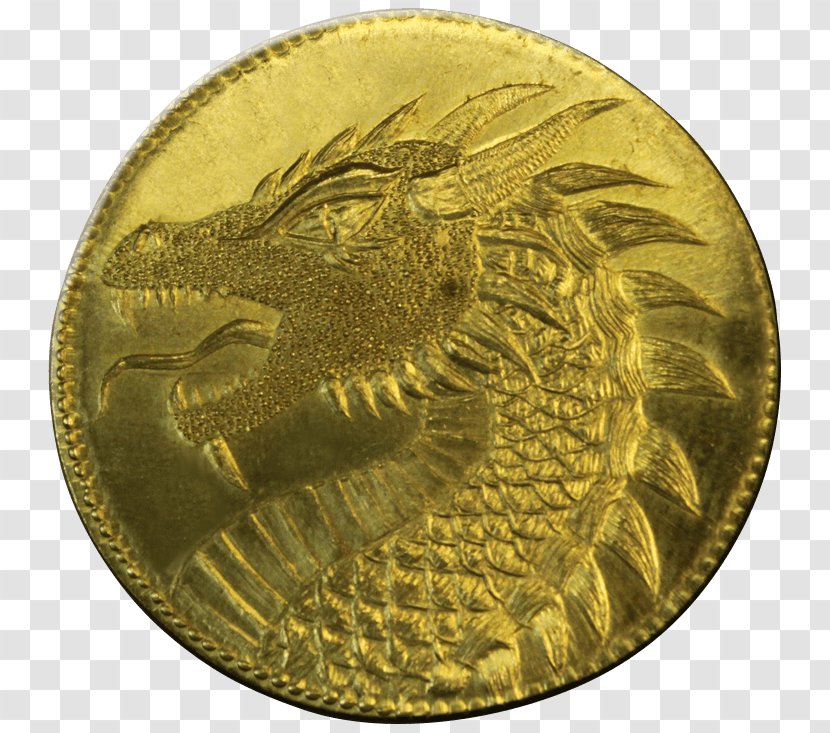 Coin Gold Medal Bronze - Money - Targaryen Dragon Transparent PNG