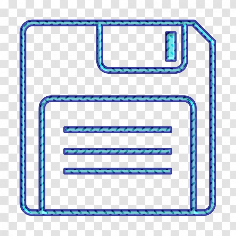 Data Icon Drive Floppy Disk - Rectangle - Storage Transparent PNG