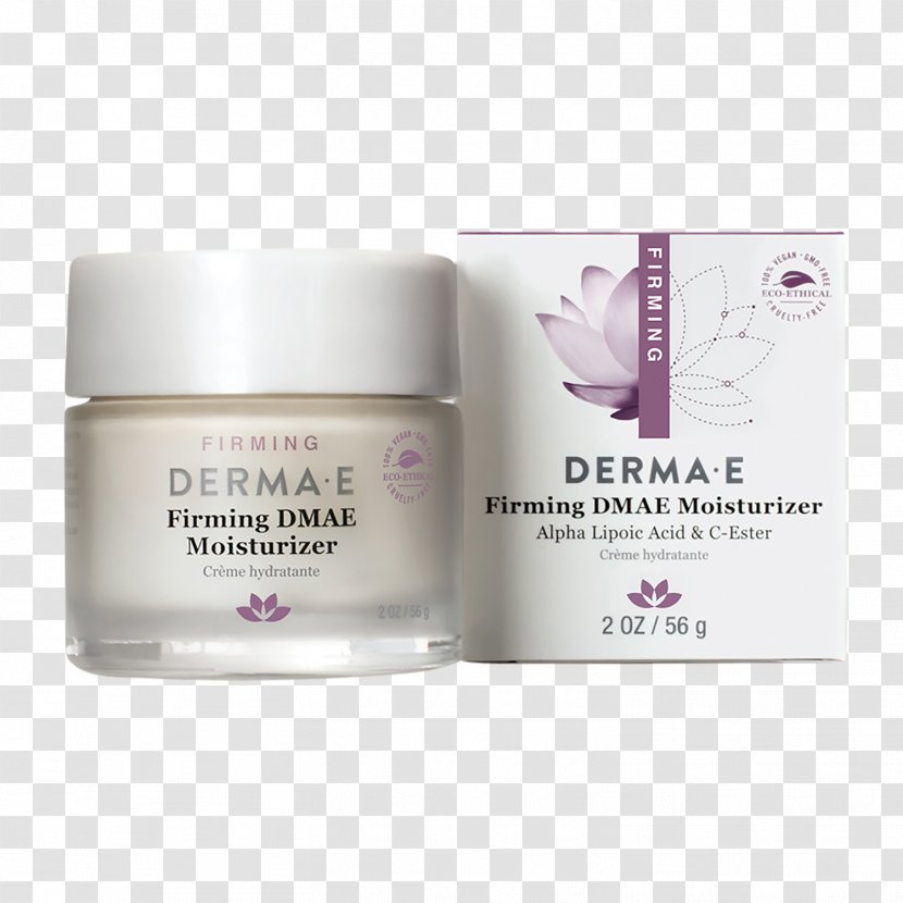 Cream Lotion DERMA E Firming DMAE Moisturizer Product - Skin Care - Flyer Design Transparent PNG