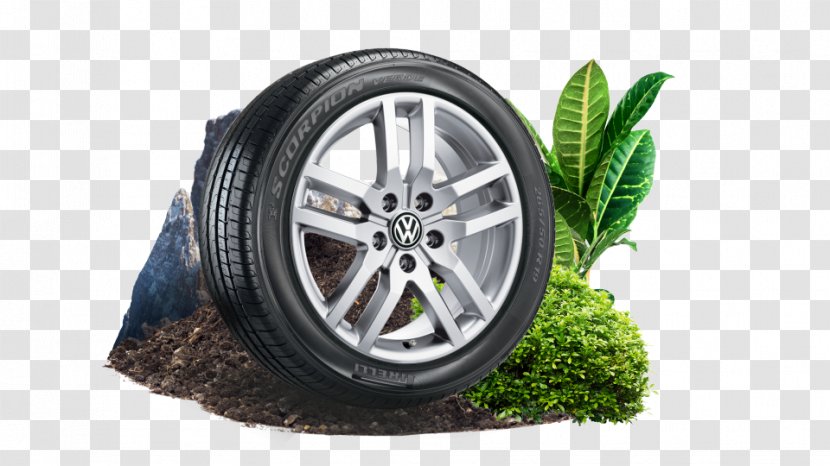 Tire Car Alloy Wheel Volkswagen - Automotive Exterior Transparent PNG