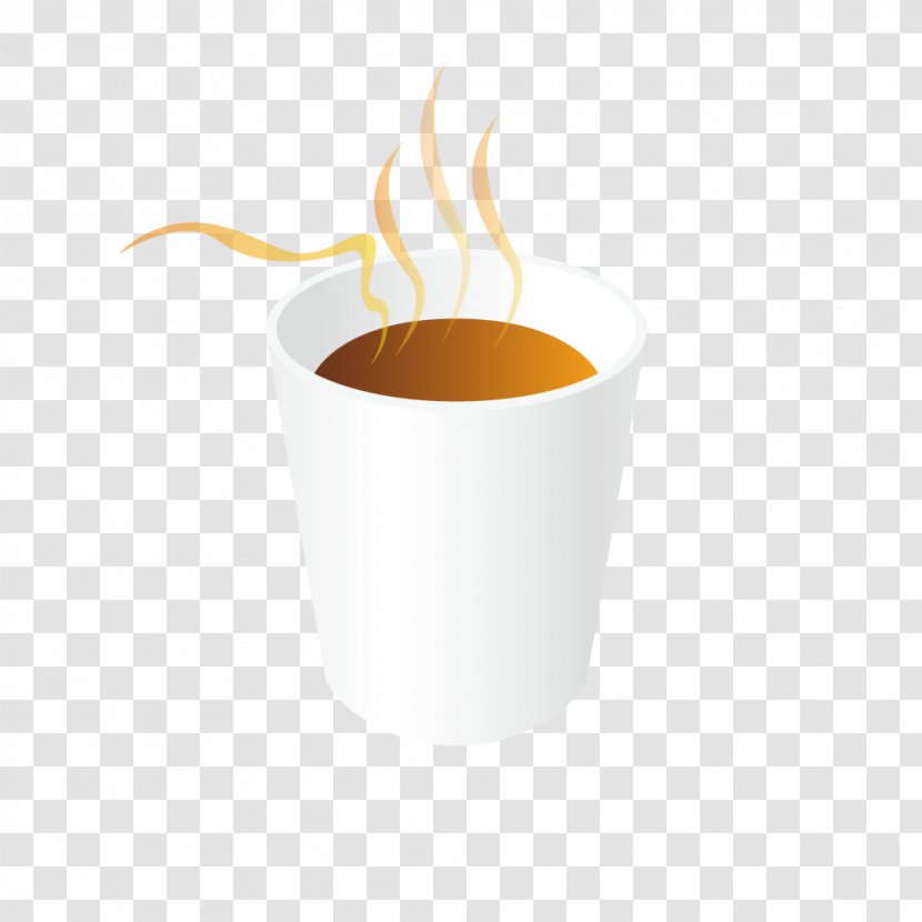 Coffee Cup Tea Cafe - Drawing - Steaming White Transparent PNG