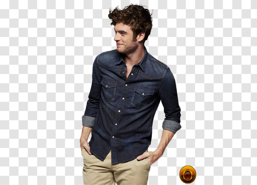 T-shirt Cambric Denim Jacket - Sitting Boy Transparent PNG