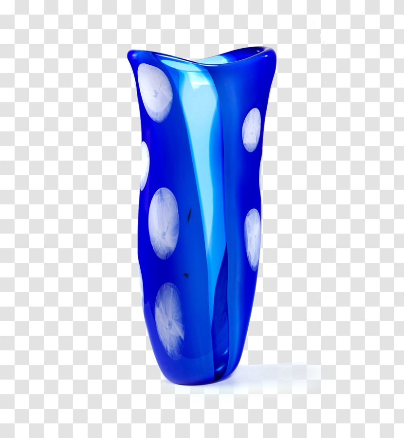 Cobalt Blue Vase Glass Transparent PNG