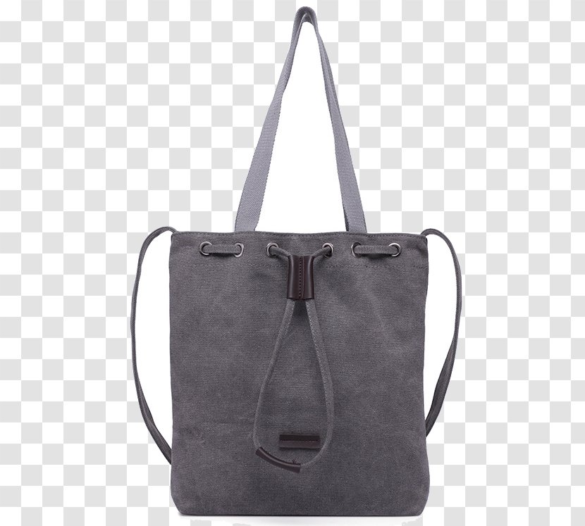 Tote Bag Shoulder Strap Leather Handbag - Black Transparent PNG