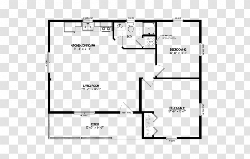 House Plan Log Cabin Floor Transparent PNG