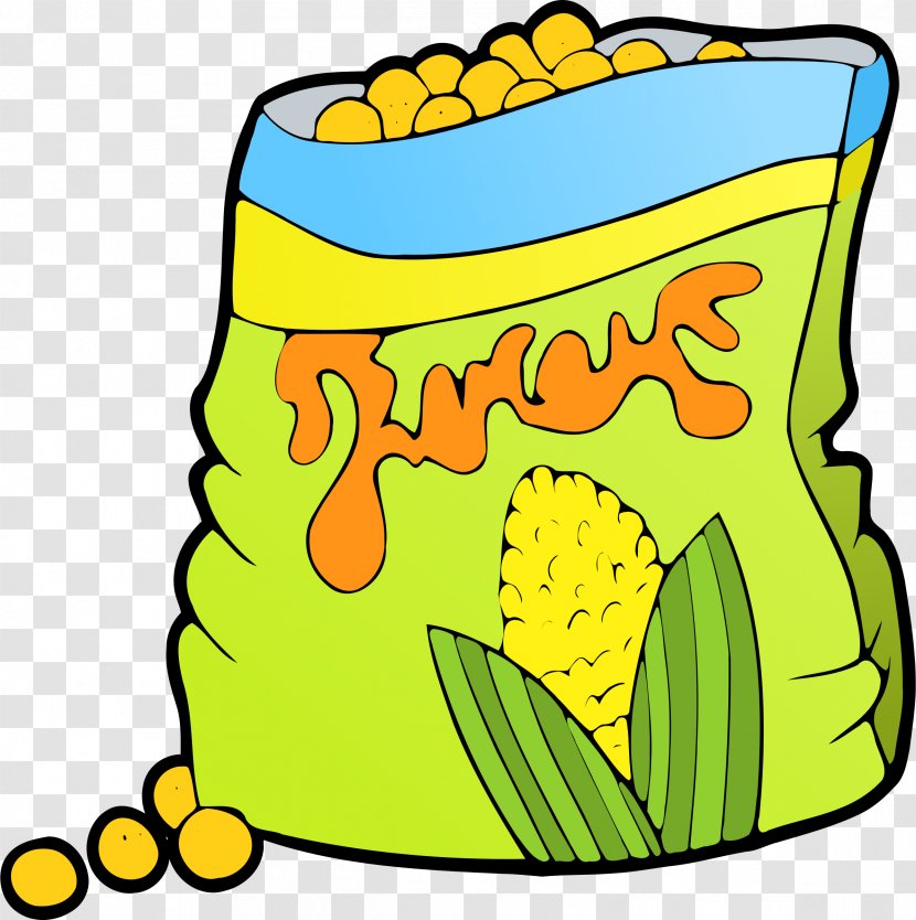 Junk Food Fast Popcorn Potato Chip Clip Art - Corn Transparent PNG