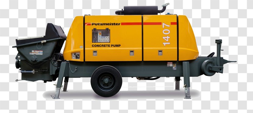 Concrete Pump Putzmeister Architectural Engineering - Vehicle - Business Transparent PNG