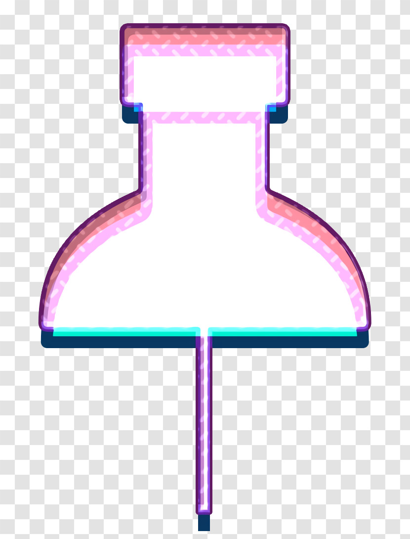 Pin Icon School Icon Transparent PNG