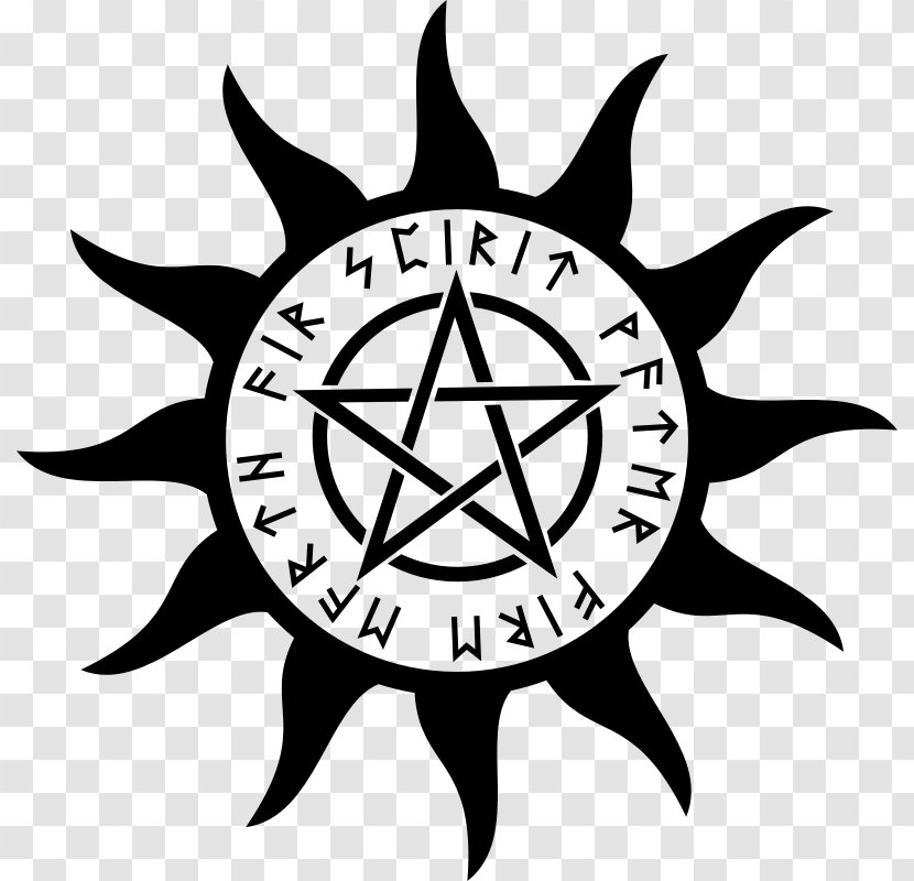 Pentagram Pentacle Wicca Clip Art - Magic Transparent PNG