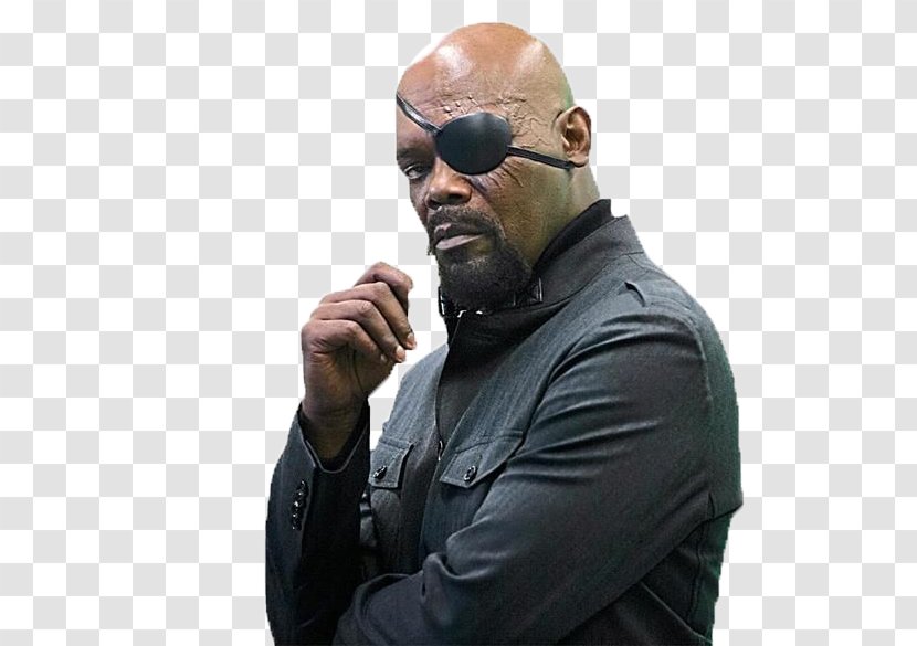 Samuel L. Jackson Nick Fury Captain America: The Winter Soldier Marvel Cinematic Universe Film - America Civil War - L Transparent PNG