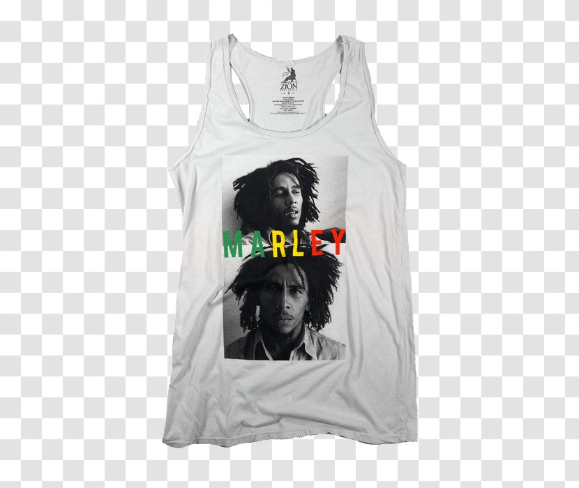 T-shirt Reggae Top Rastafari Soul Rebel - White Transparent PNG