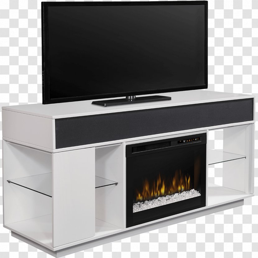 Electric Fireplace Furniture Firebox GlenDimplex - Shelf - Door Transparent PNG