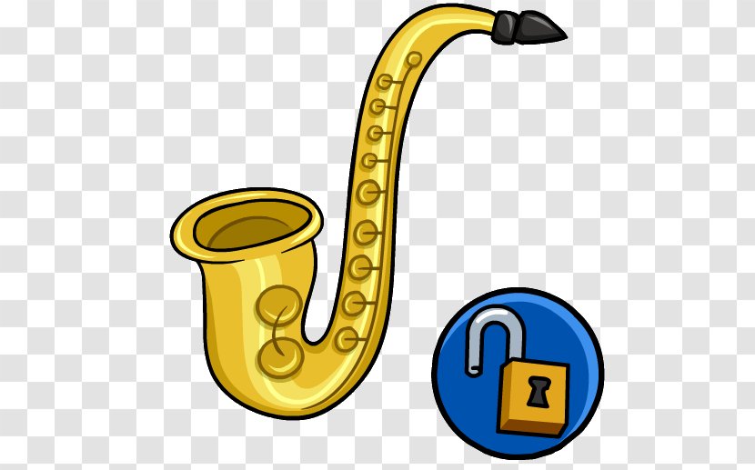 Club Penguin Tenor Saxophone Alto Musical Instruments - Watercolor Transparent PNG