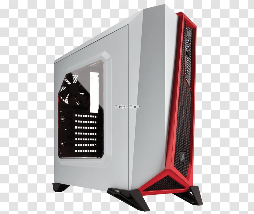 Computer Cases & Housings Power Supply Unit Corsair Components ATX Carbide Mid-Tower Case - Electronic Device - Laptop Transparent PNG