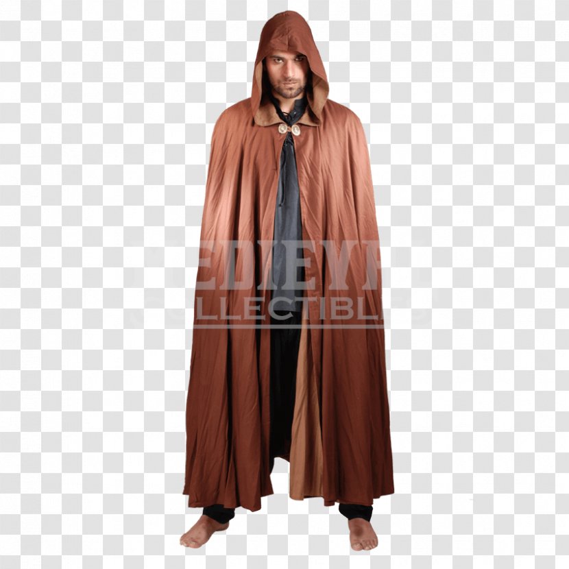 Robe Middle Ages Cloak Cape Costume - Tunic Transparent PNG