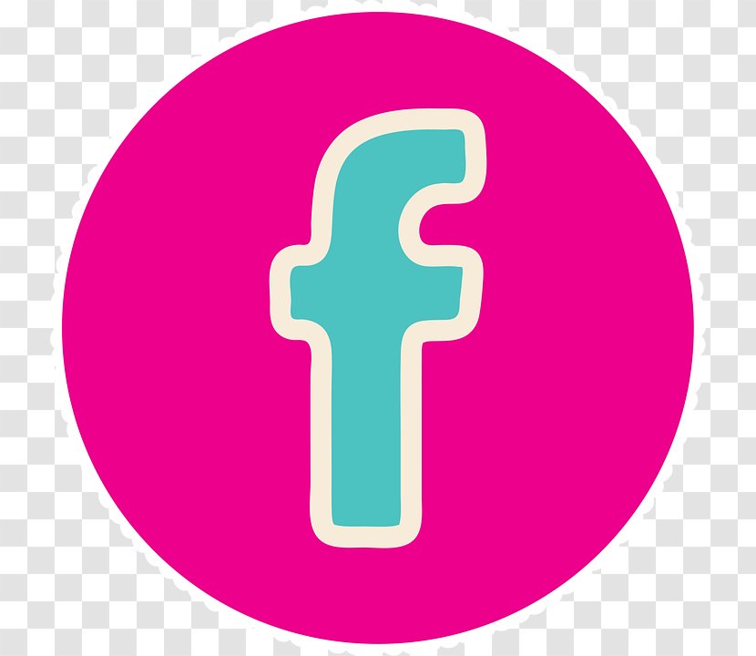 Facebook Logo Social Networking Service Blog - Like Button - Pink Illustration Transparent PNG