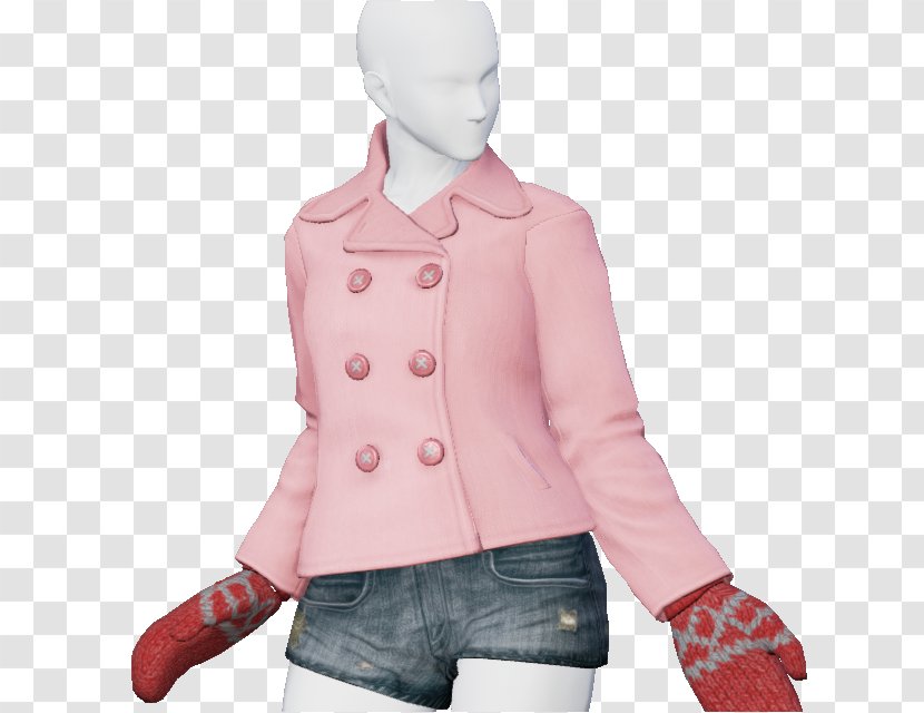 Jacket Outerwear Pink M Sleeve RTV - Top Transparent PNG