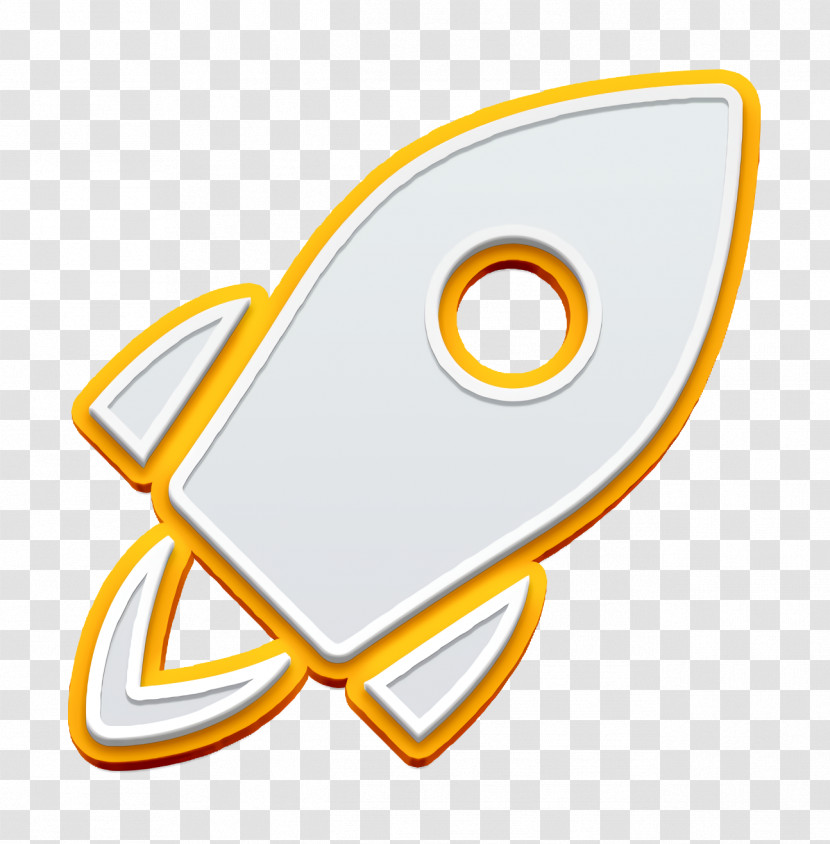 Transport Icon Cute Rocket Launching Icon Development Icon Transparent PNG