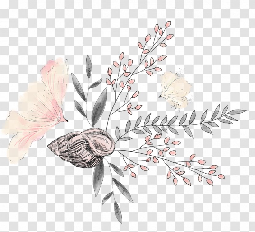 Insect Floral Design Pattern - Membrane Winged Transparent PNG