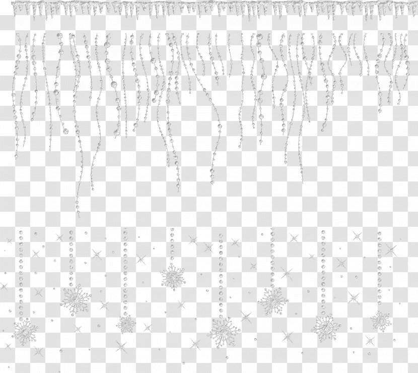 White Diagram Pattern - Flower - Snowflake Transparent PNG