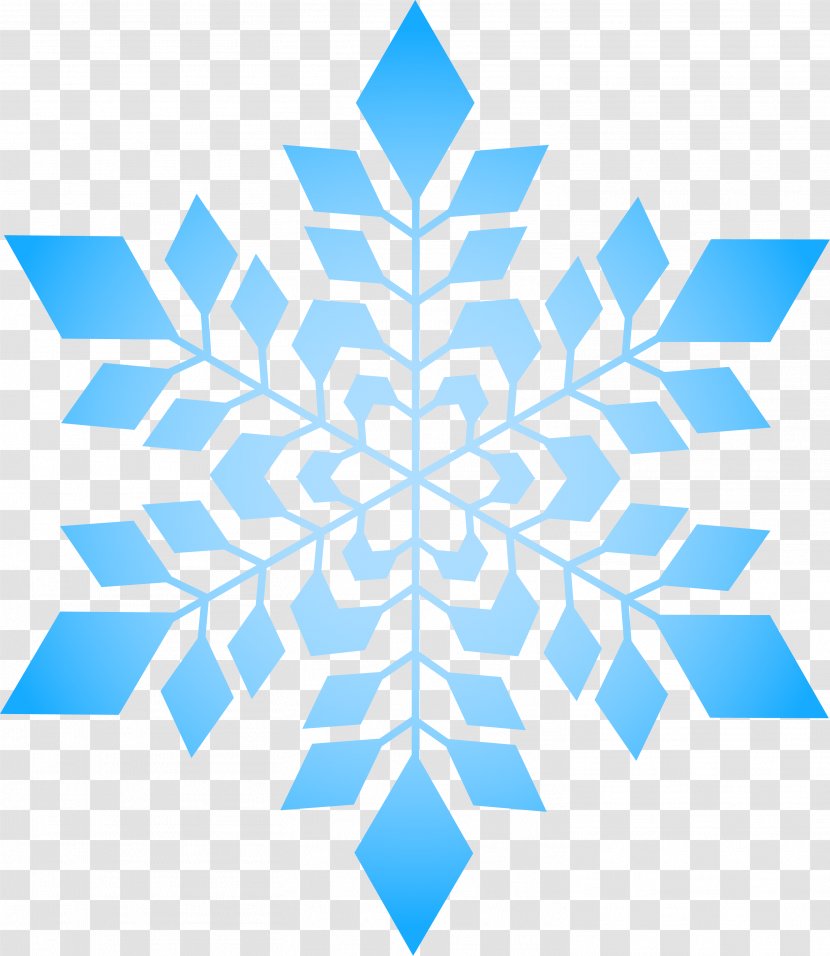 Snowflake Blue - Simple Transparent PNG
