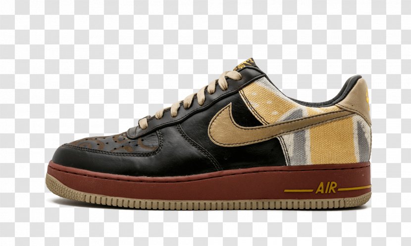 Sneakers Air Force 1 Nike Flywire Shoe - Beige - Black History Transparent PNG