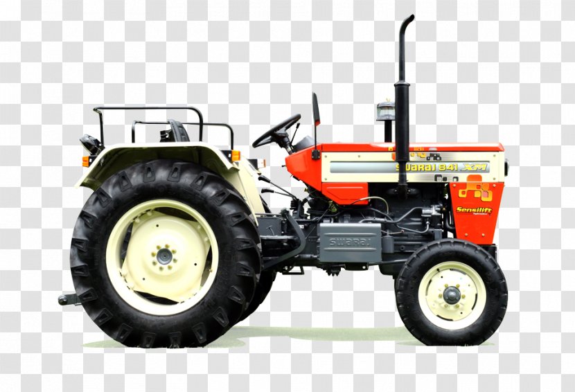 Mahindra & Tractors Swaraj In India - Agricultural Machinery - Tractor Transparent PNG