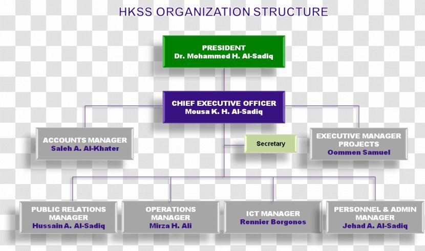 Organizational Chart Chief Executive Manager Financial Officer - Corporate Social Responsibility Transparent PNG