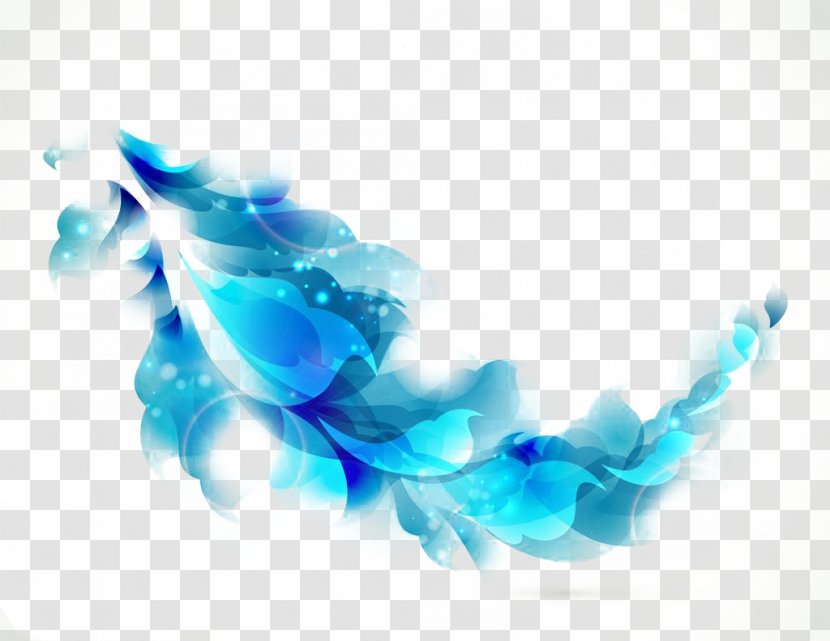 Blue Feather - Photography - Azure Transparent PNG