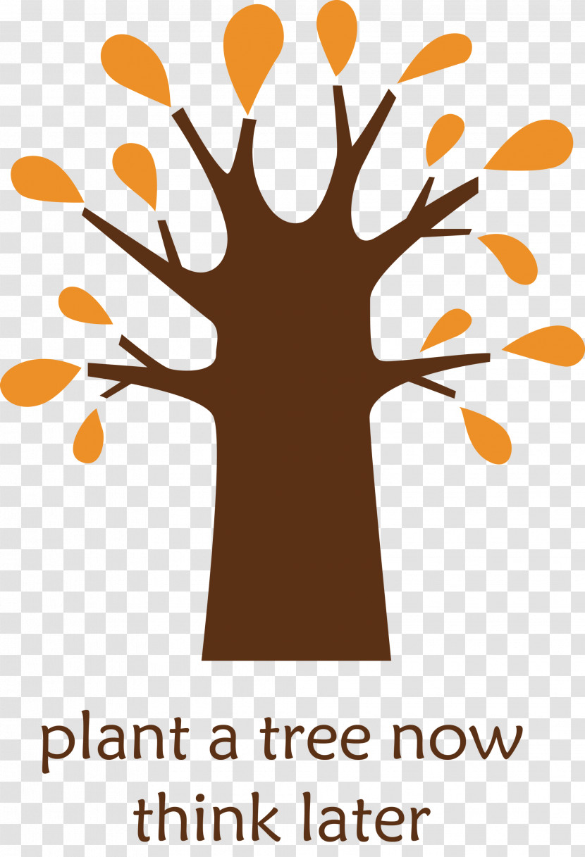 Plant A Tree Now Arbor Day Tree Transparent PNG