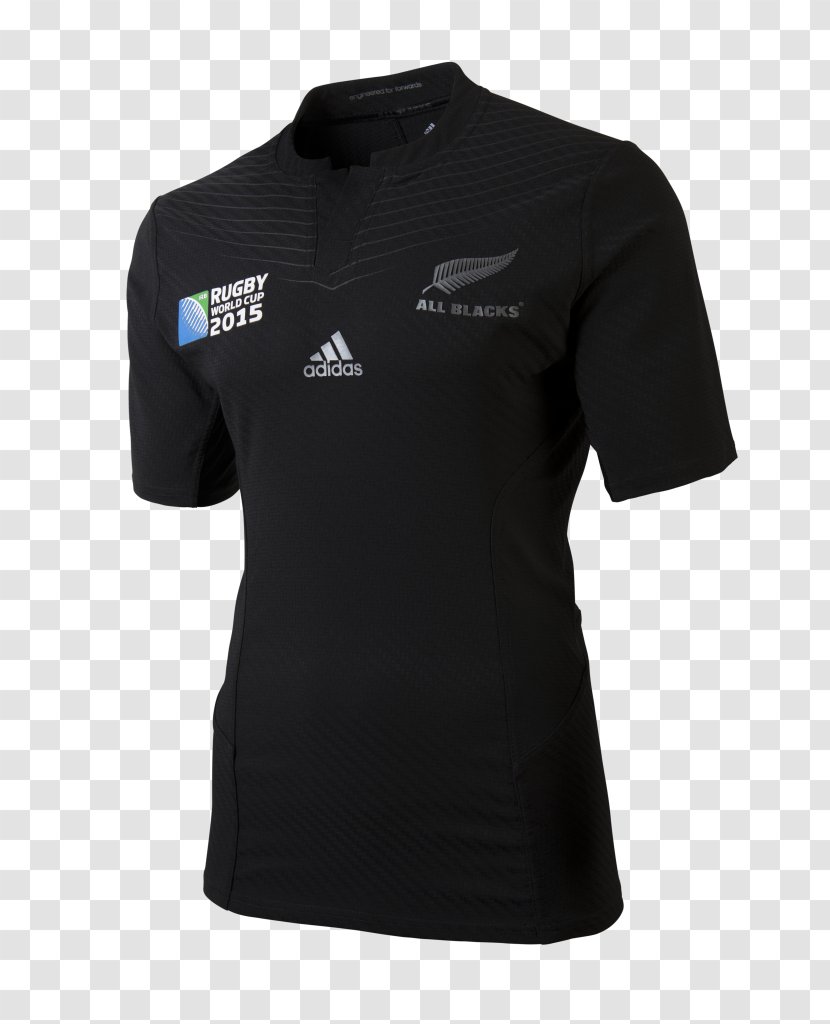 2015 Rugby World Cup New Zealand National Union Team Shirt Jersey NBA Store - T - Polo Transparent PNG
