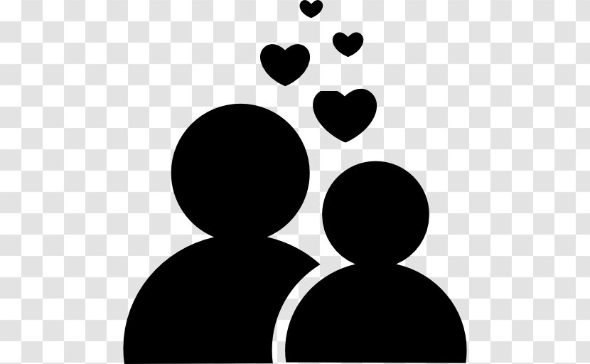 Download Couple Clip Art - Black And White Transparent PNG