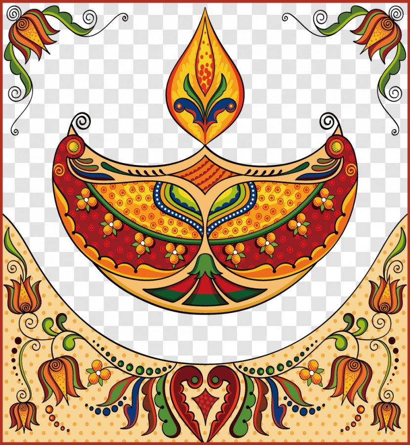 Poster Diya Illustration - Illustrator - India Hanukkah Material Transparent PNG