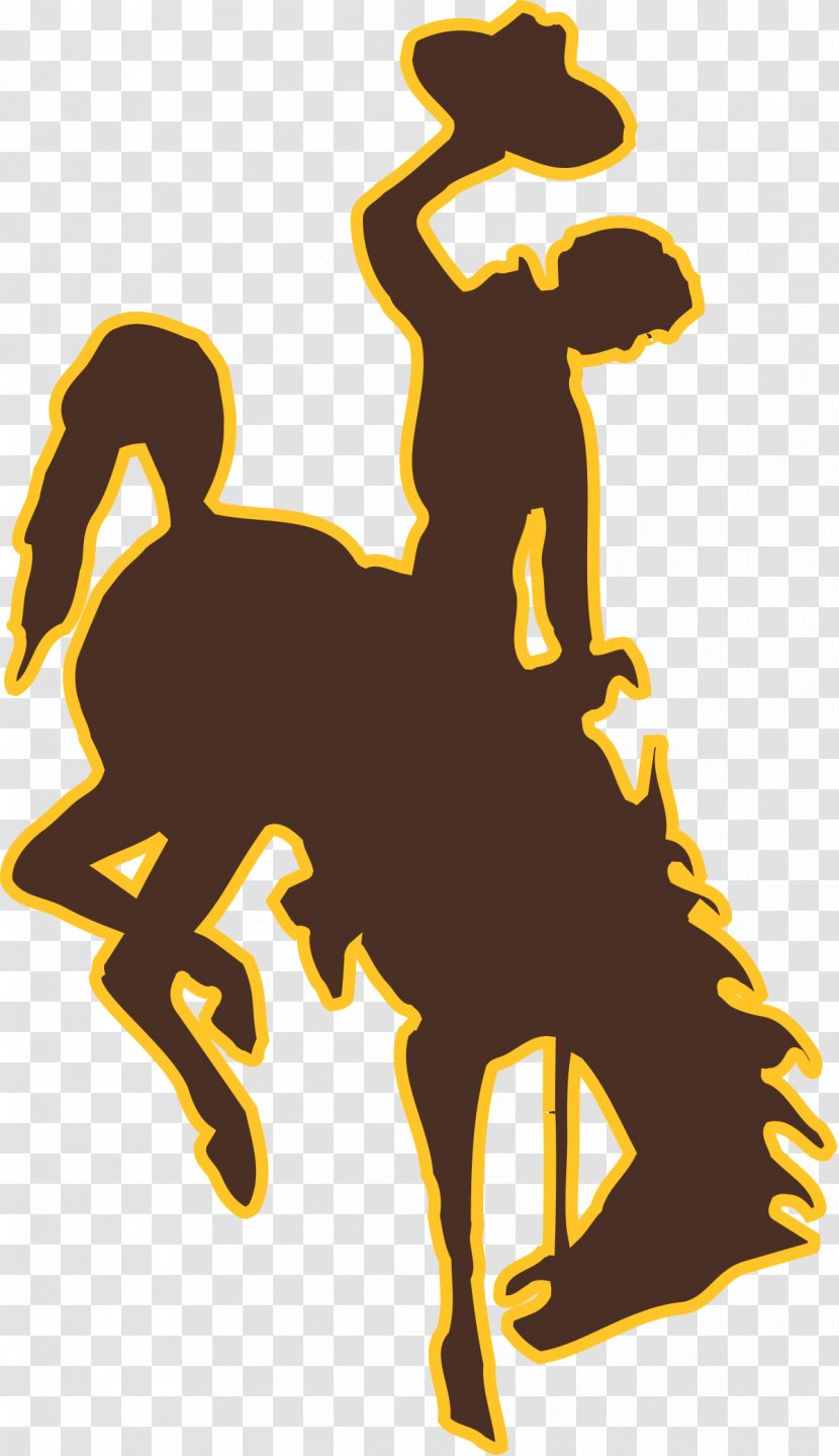 University Of Wyoming Cowboys Football Men's Basketball Cowgirls Women's NCAA Division I Tournament - Pack Animal - Cowboy Cliparts Transparent PNG