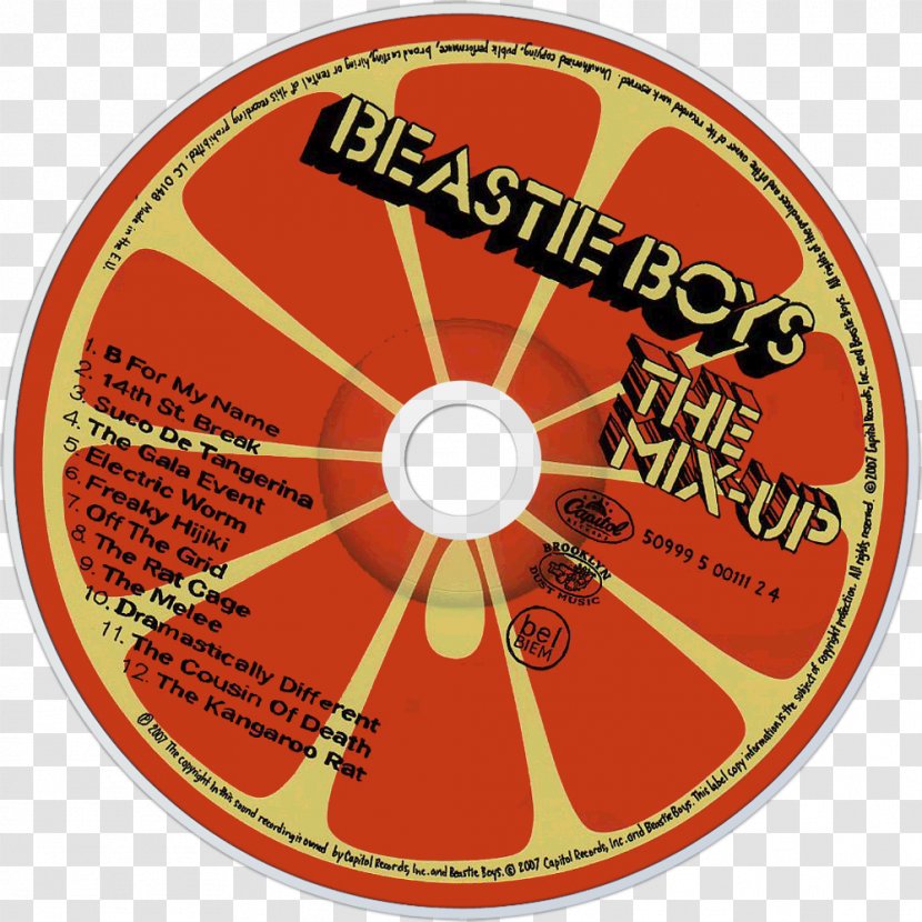 Compact Disc Disk Storage - Label - Beastie Boys Transparent PNG