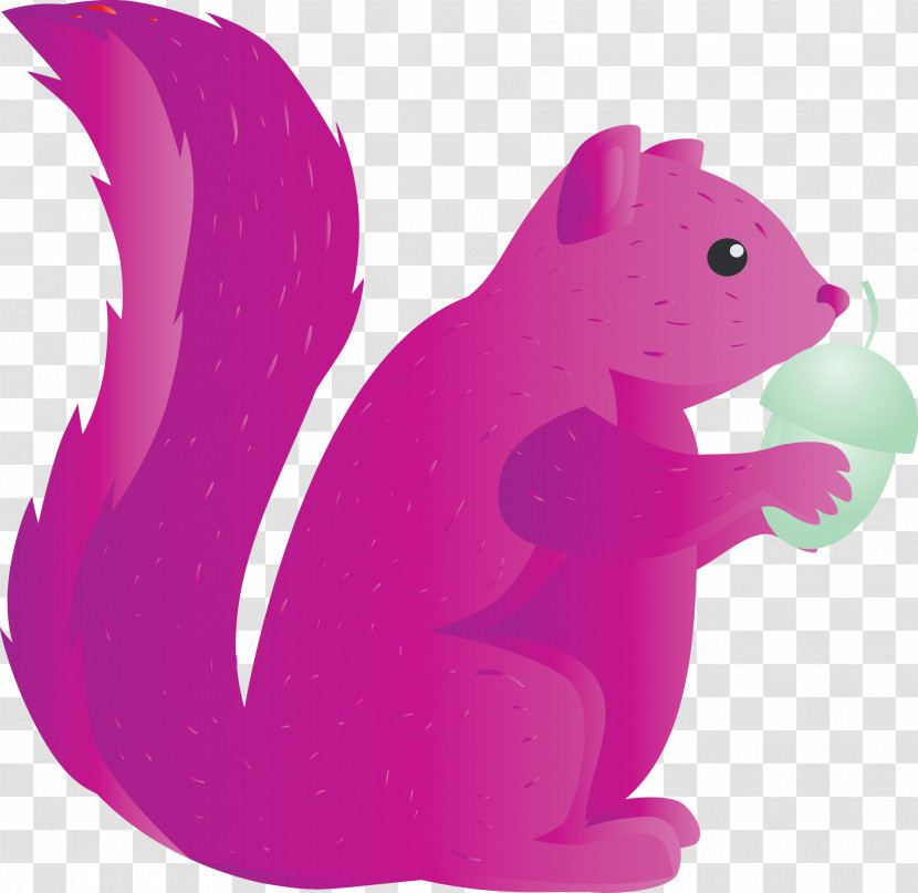 Squirrel Animal Figure Cartoon Tail Transparent PNG
