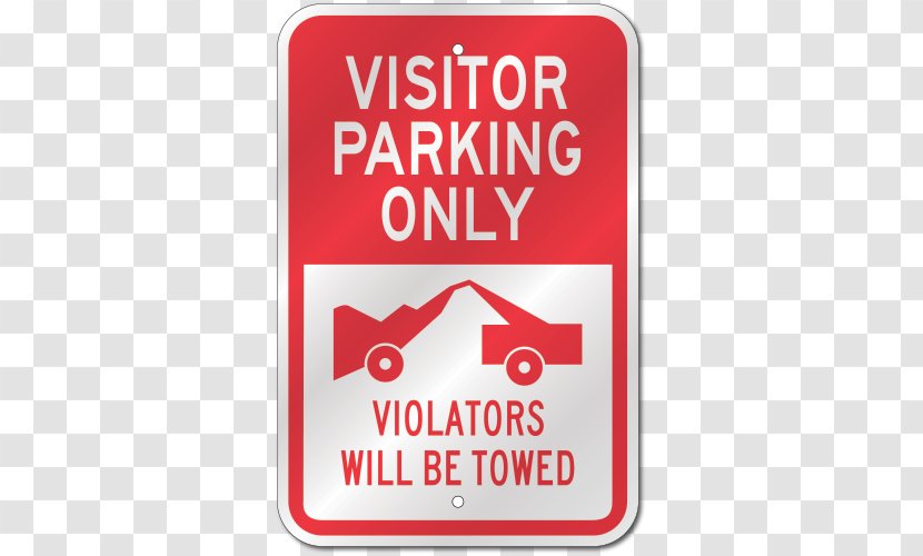 Disabled Parking Permit Sign Car Park Logo - Uline - Visitor Transparent PNG