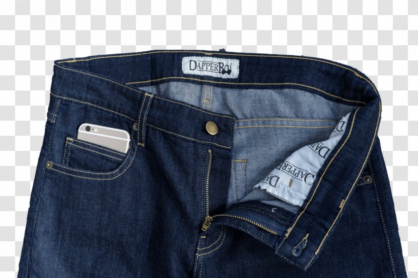 Jeans Denim Textile Zipper Sleeve - Electric Blue - Straight Pants Transparent PNG