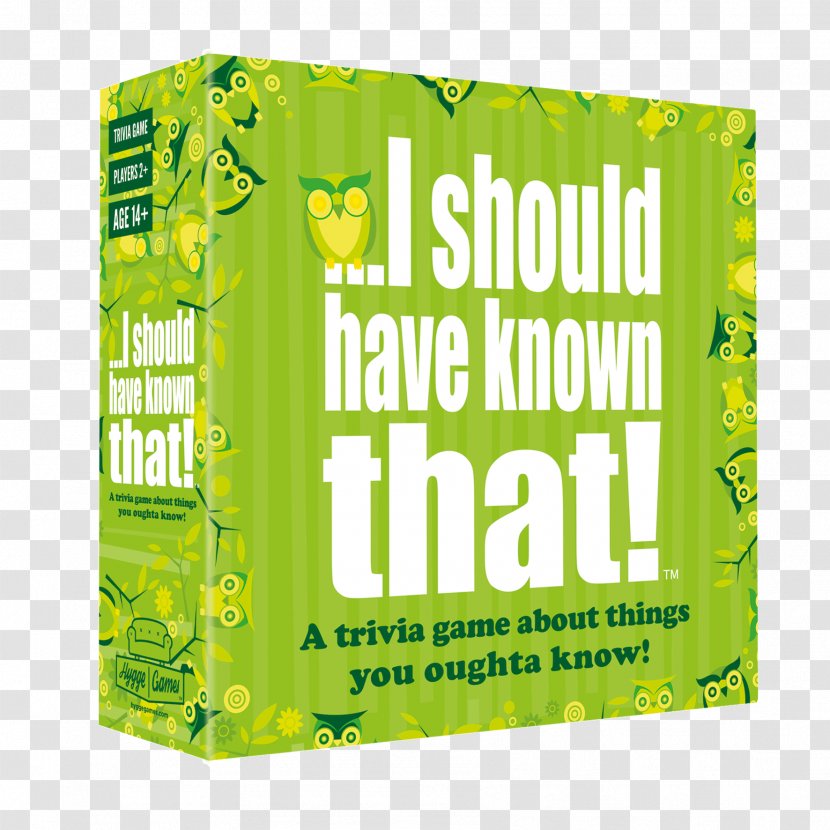 Party Game Trivia Kylskapspoesi I Should Have Known That! Charades - Card - Entertainment Transparent PNG