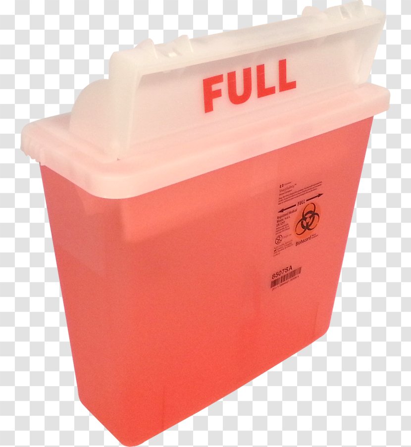 Box Sharps Waste Plastic Container Medical - Puncture Resistance Transparent PNG