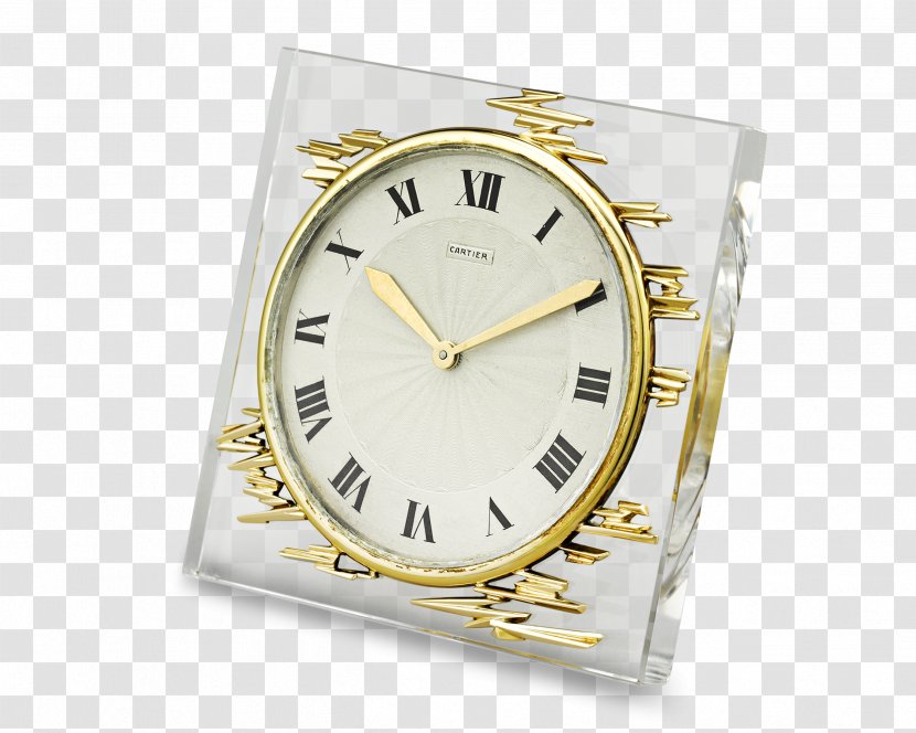 Clock Watch Strap Gold Cartier - Clothing Accessories Transparent PNG