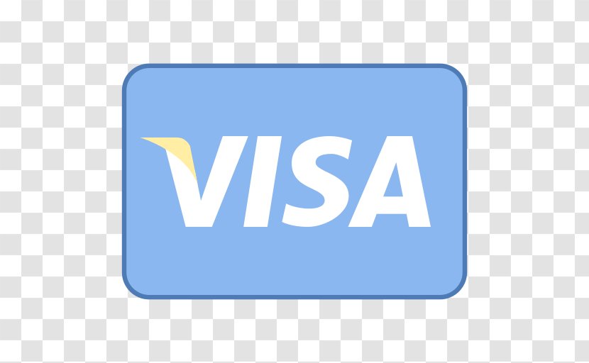 Credit Card Visa Electron Debit - Blue Transparent PNG
