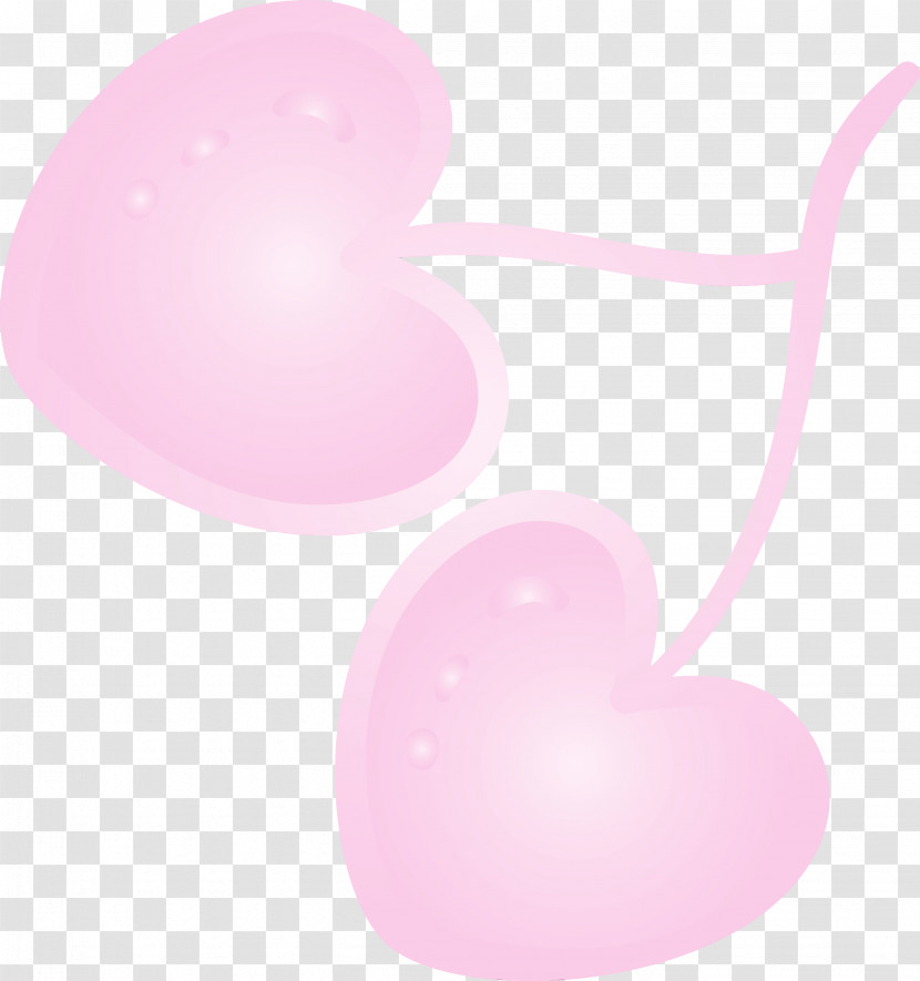 Pink Heart Transparent PNG