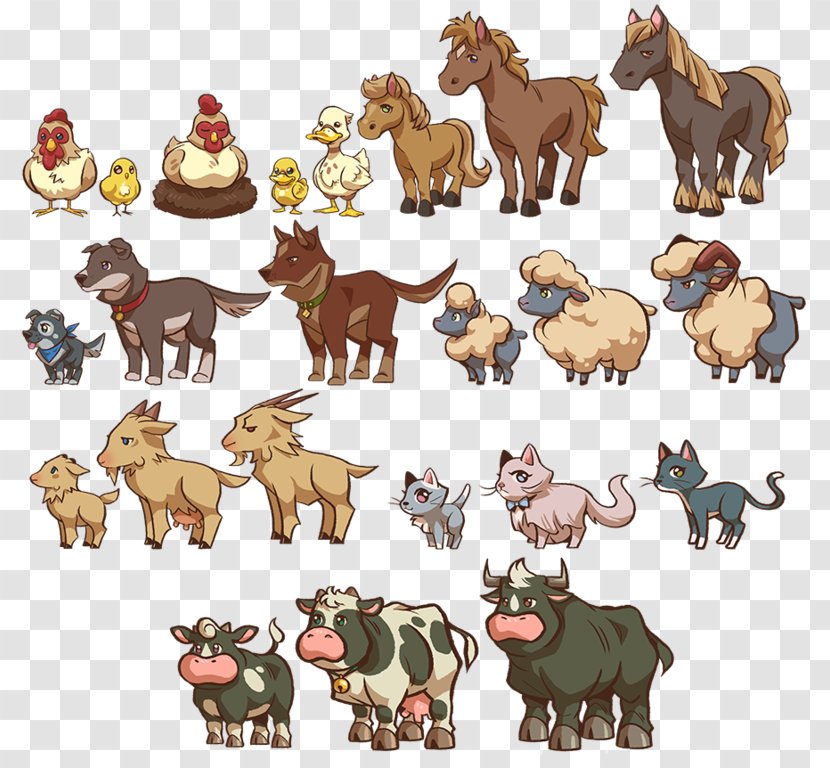 Fun Animal Farm Animals Games Learn The Sounds Jigsaw Puzzles Clip Art Transparent PNG