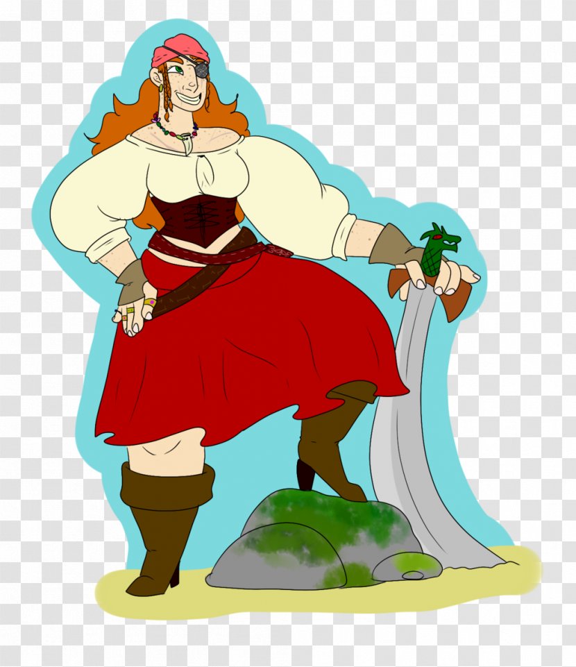 Costume Legendary Creature Clip Art - Fictional Character - Pirate Woman Transparent PNG