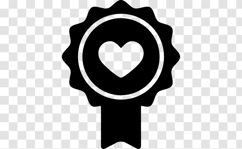 Heart Silhouette Black And White - Service - Customer Transparent PNG