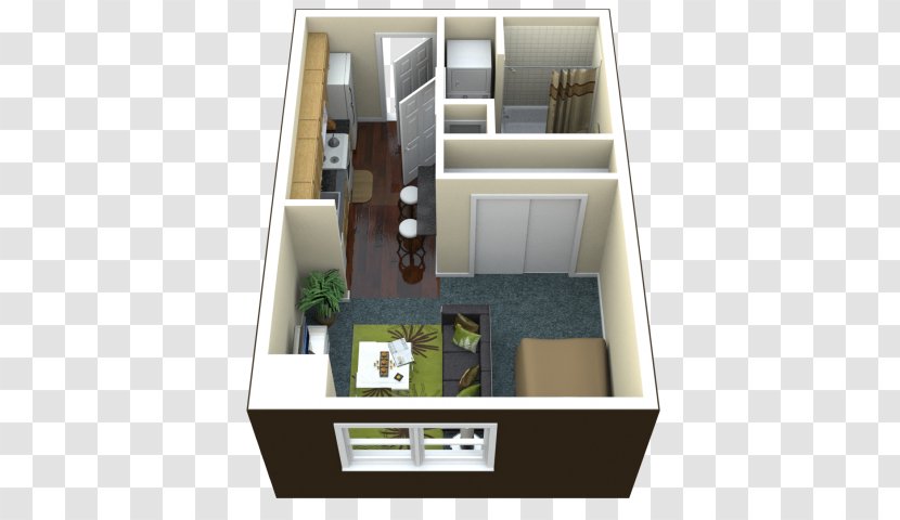 Studio Apartment Bathroom House Bedroom - Furniture - Rental Homes Luxury Transparent PNG