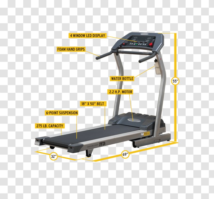Treadmill Aerobic Exercise Endurance Fitness Centre - Human Body - Tech Transparent PNG